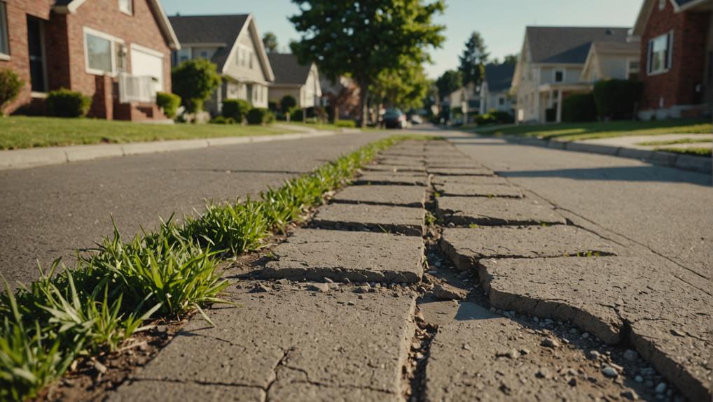 concrete sidewalk crumbling issues