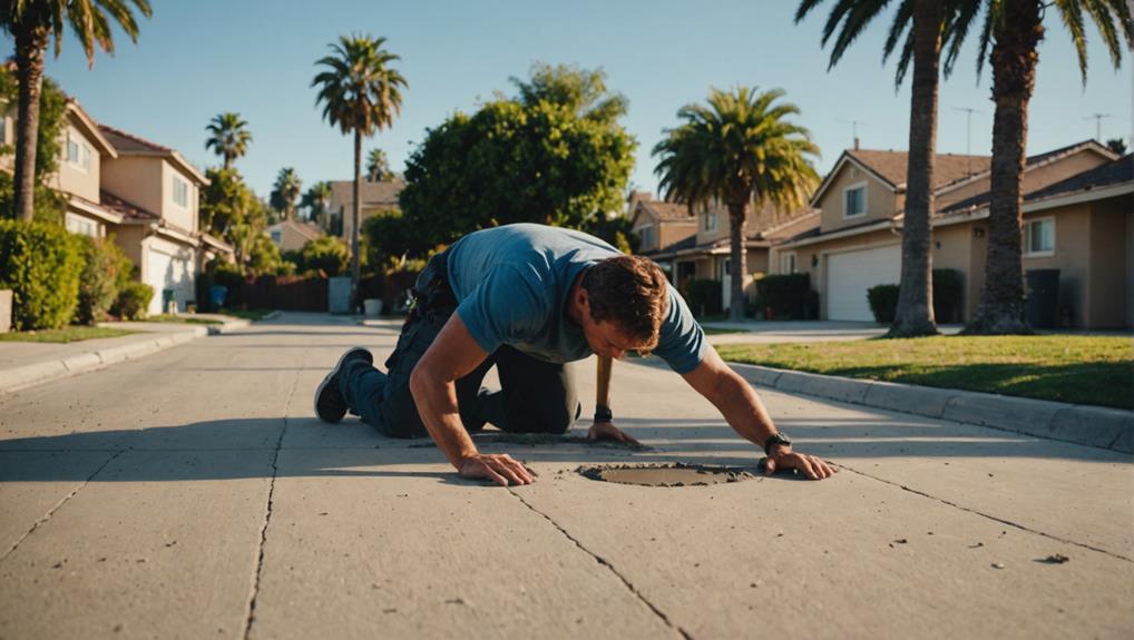 concrete sidewalk diy inquiry