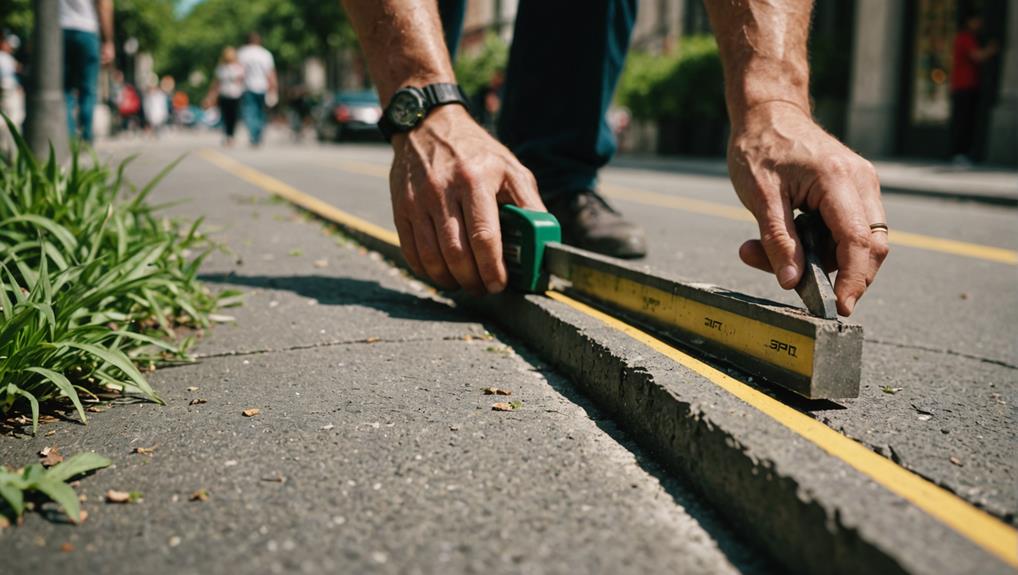 concrete walkway repair solution