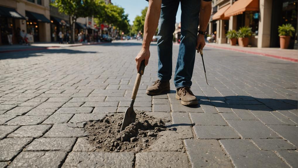 sidewalk crack filling solution